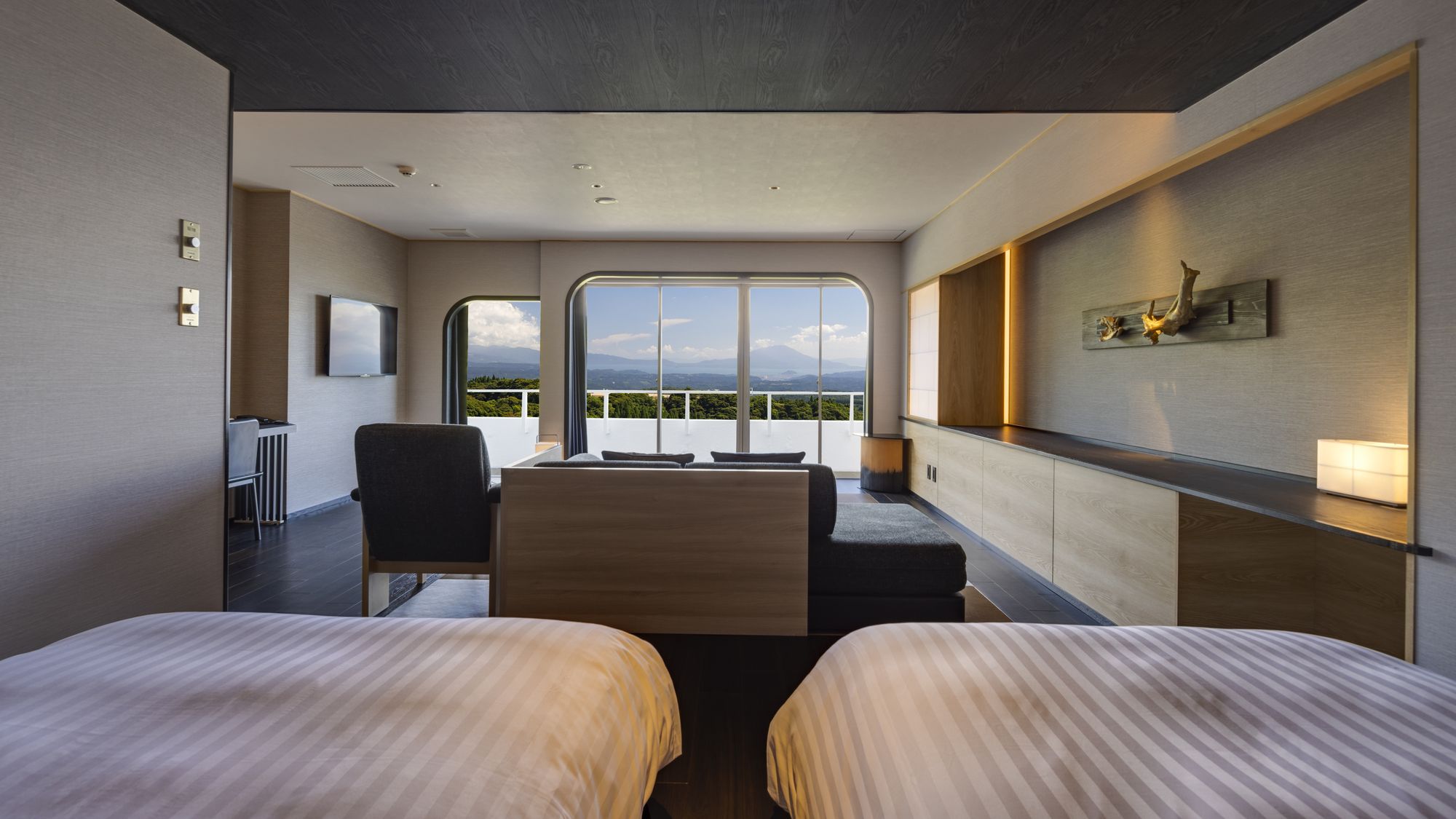 プレミア デラックスツイン（半露天風呂）