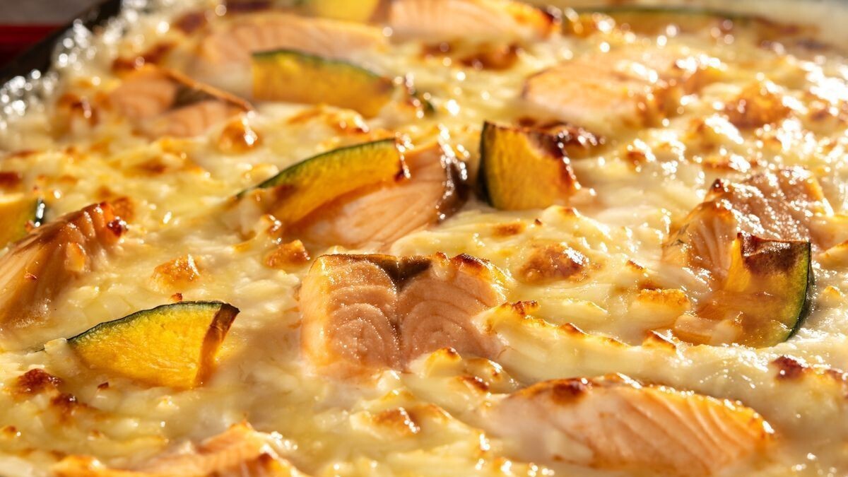 【霧島秋の収穫祭フェア】サーモンと秋野菜のグラタン※10/1〜11/30迄