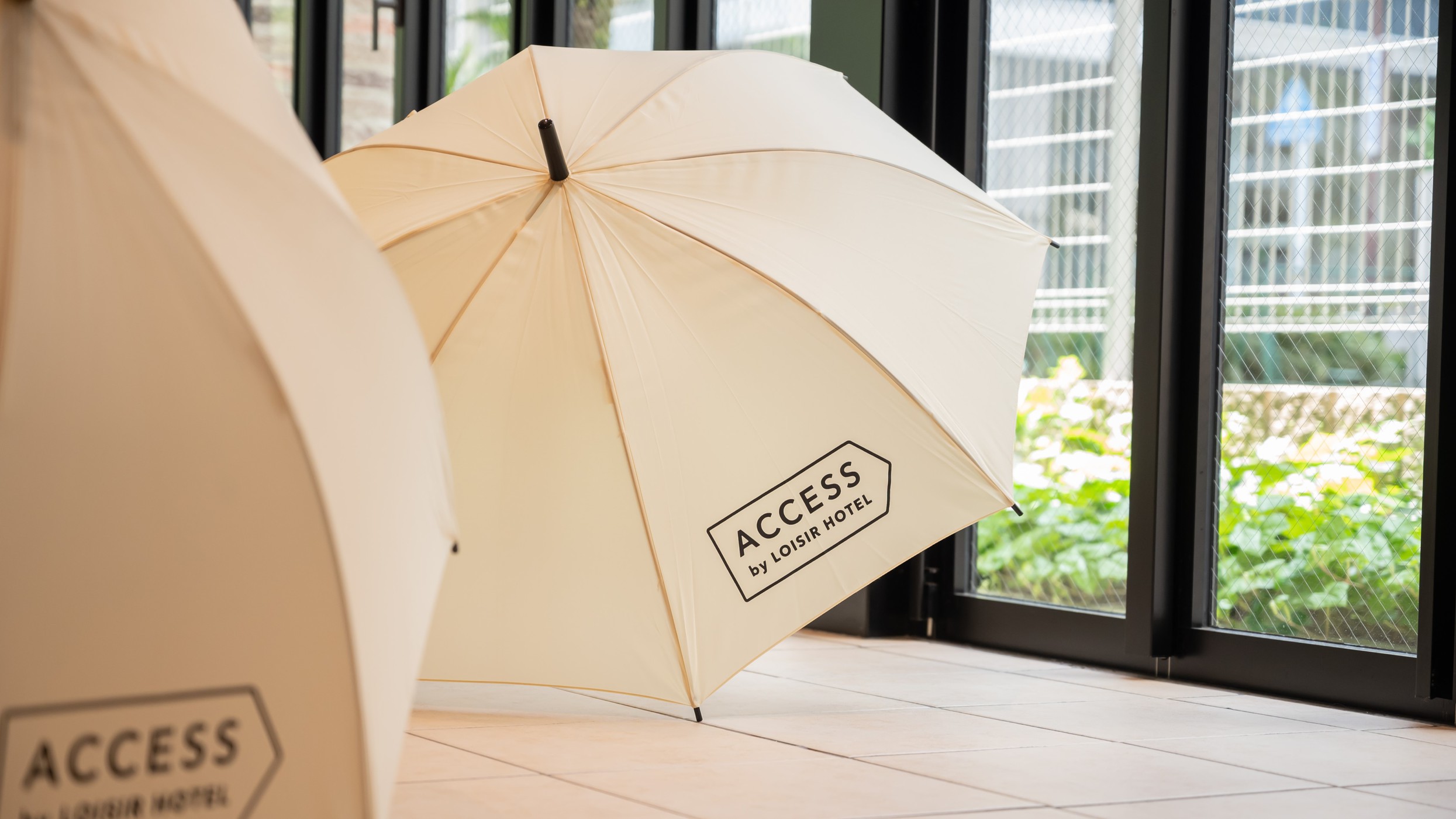 オリジナルロゴ入り雨傘 ※貸出備品