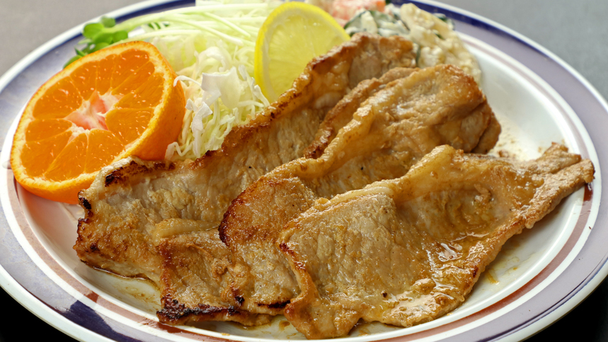 【単品料理】不動の人気メニュー豚肉の生姜焼き