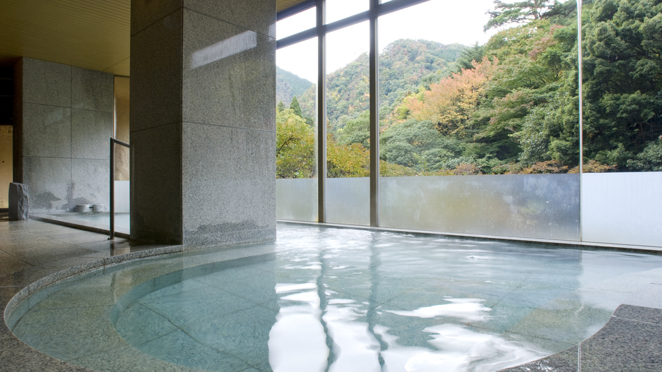 ご婦人大浴場「銀波の湯」営業時間：9時〜24時／朝6時〜8時※金泉露天風呂、銀泉、サウナあり