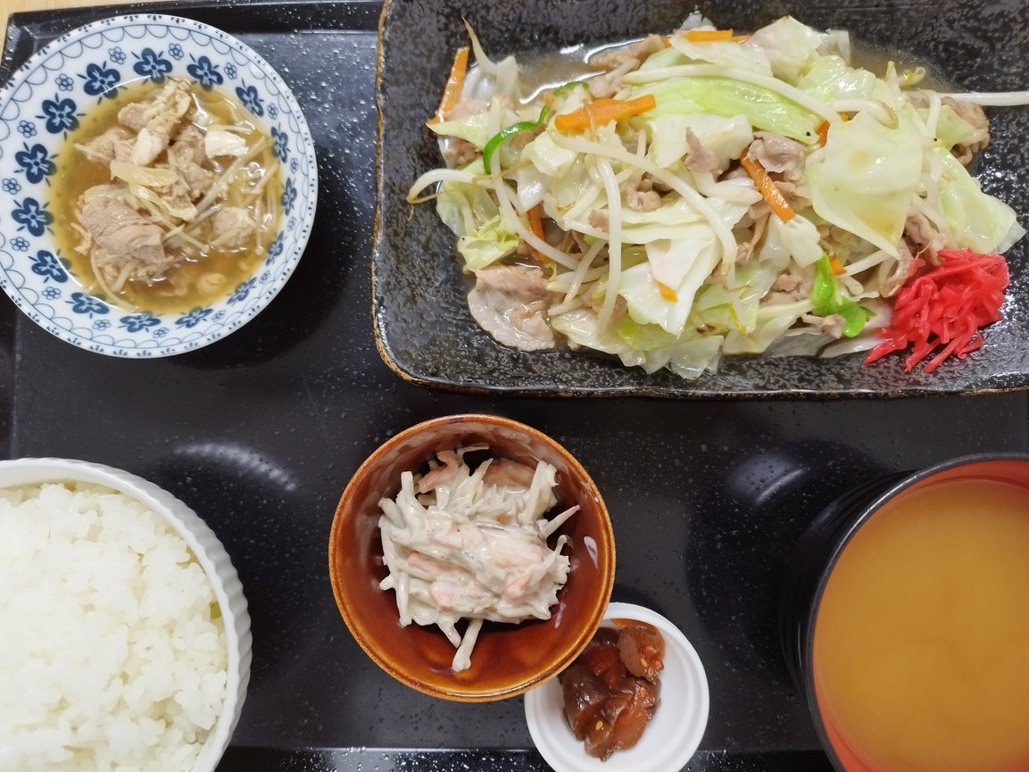 肉野菜炒め定食