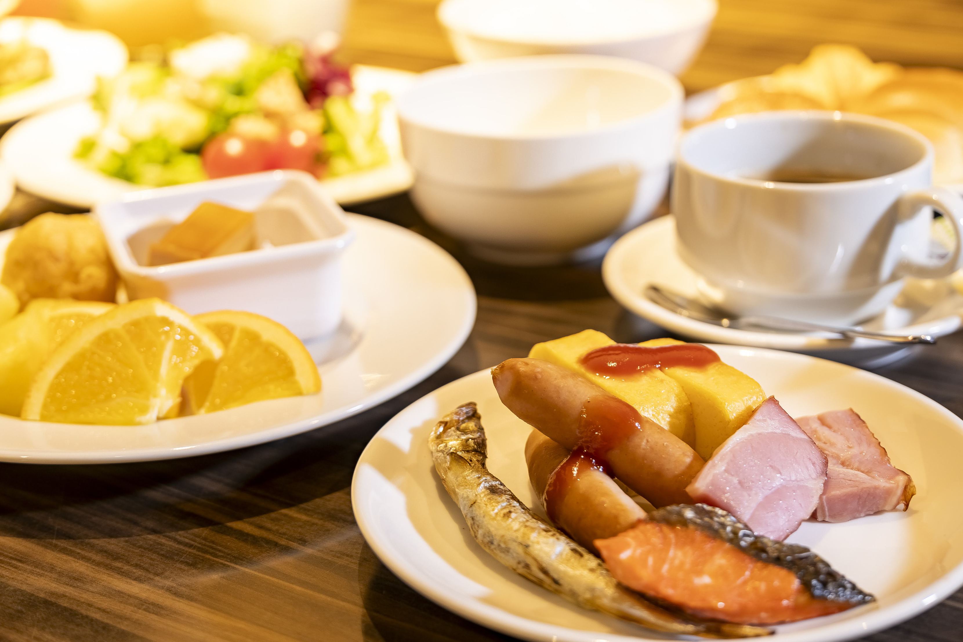 北海道ならではの食材たちを堪能できる朝食ビュッフェ