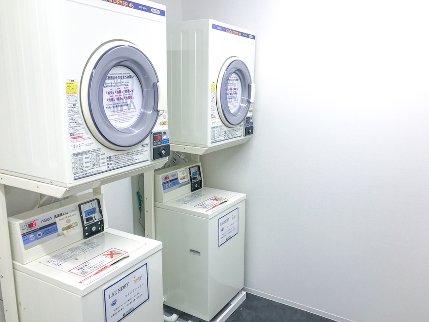 【コインランドリー】洗濯機&乾燥機各2台設置しております。