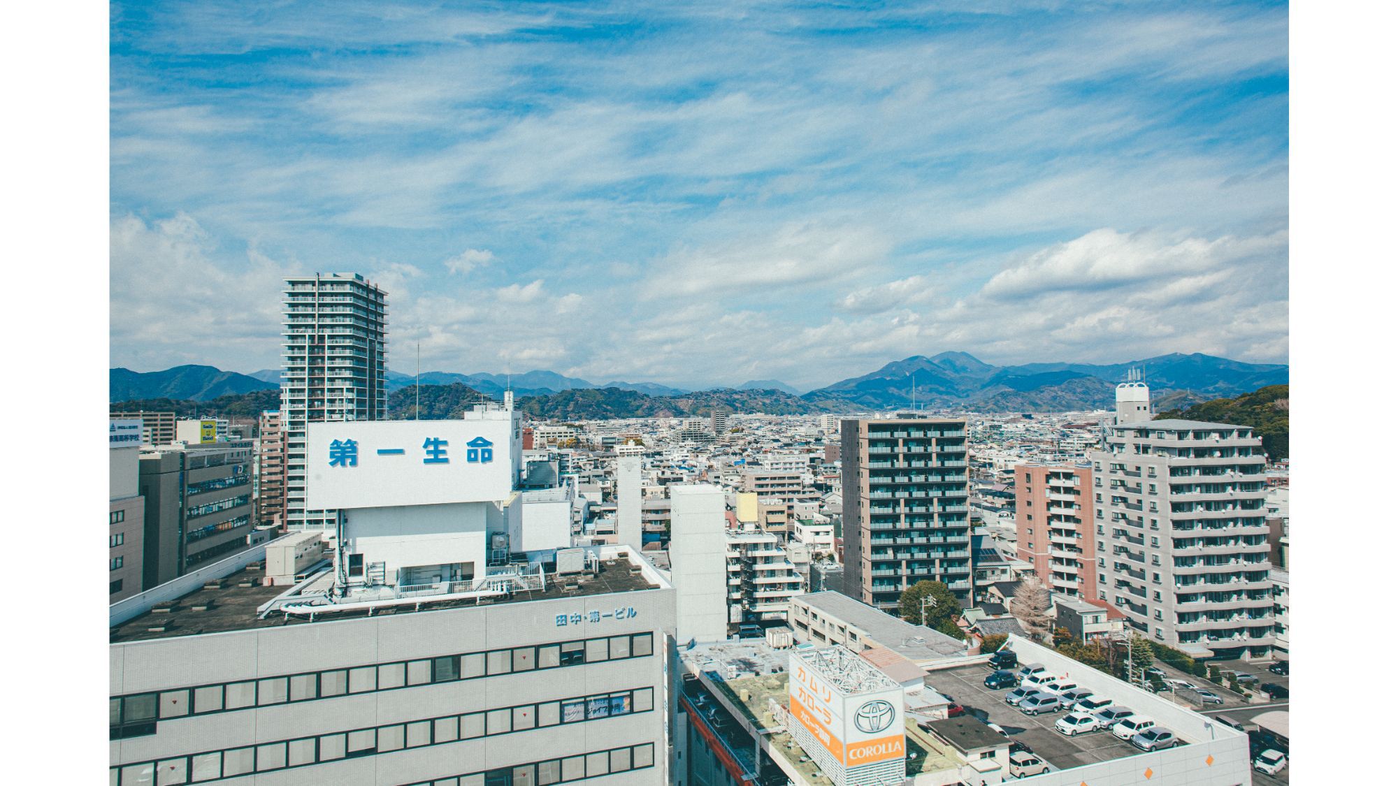 客室からの景色