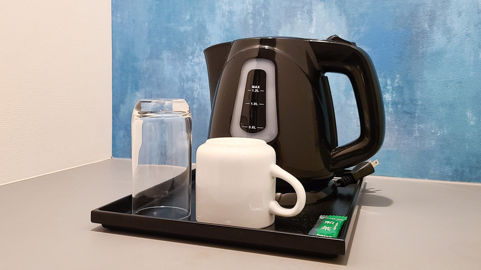 【客室備品】グラス・コップ・ケトル・煎茶