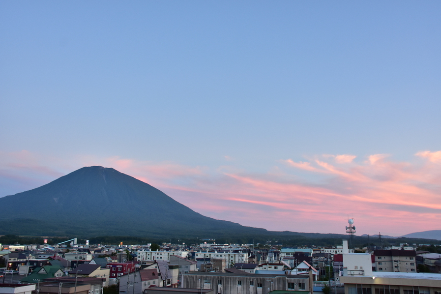 羊蹄山(夕焼け)