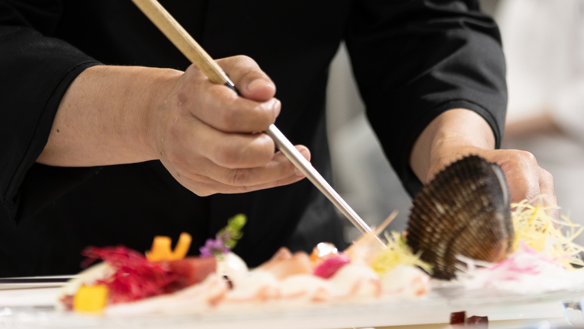 【料理飾りつけ】