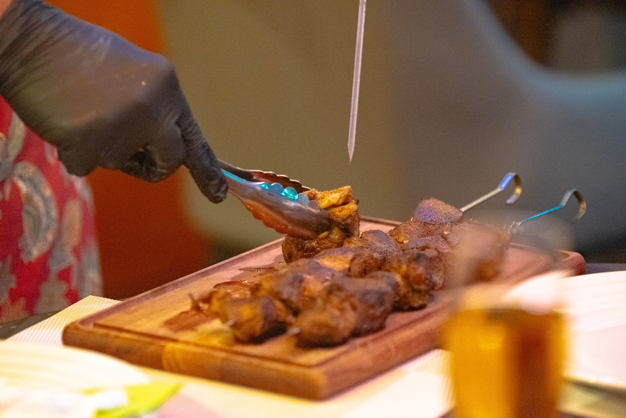 焼きたてを目の前でご提供します