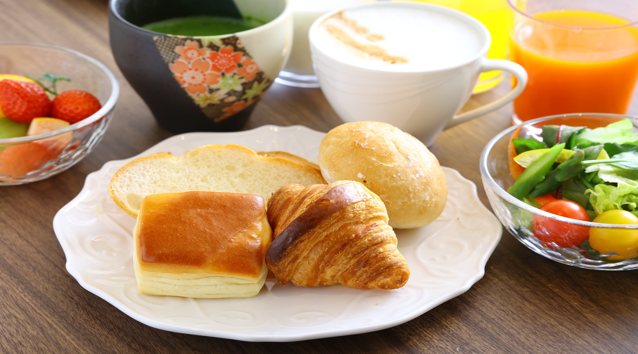 【朝食】和洋バイキング一例