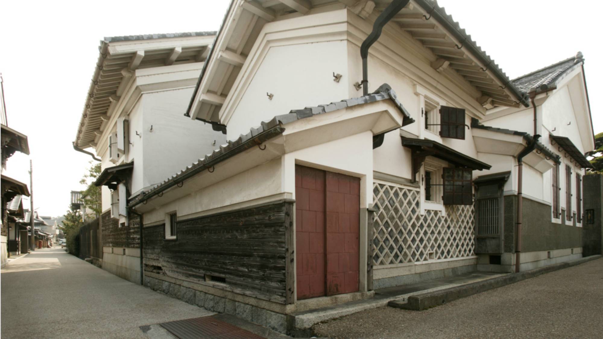 五個荘金堂のまちなみ。重要伝統的建造物群保存地区に指定されている、歴史と伝統のまちなみです。