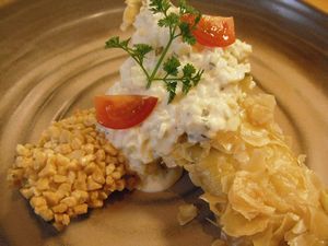 【お料理プラス】当館人気プラン虹鱒料理+さつま芋グラタン