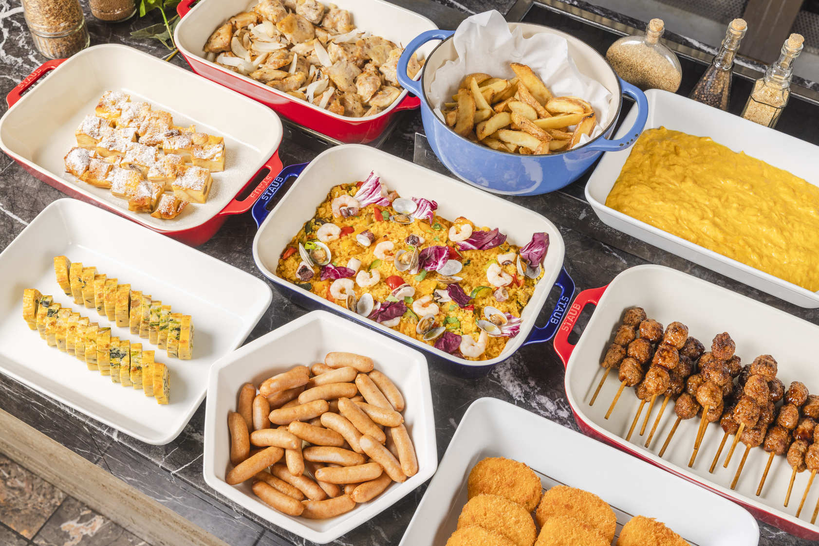 朝食ビュッフェ