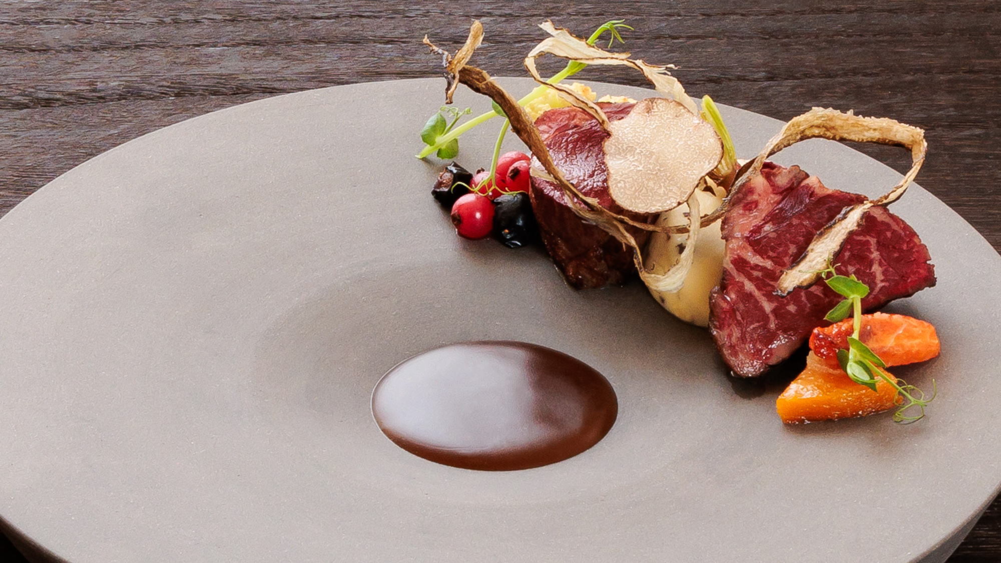 冬季創作フレンチ：肉料理