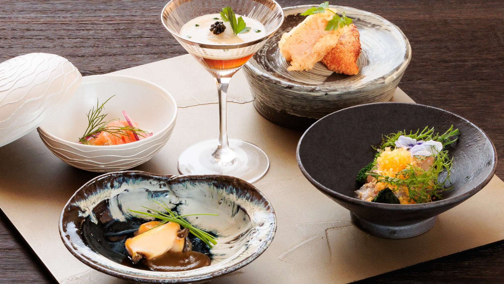 冬季会席フレンチ：アミューズ