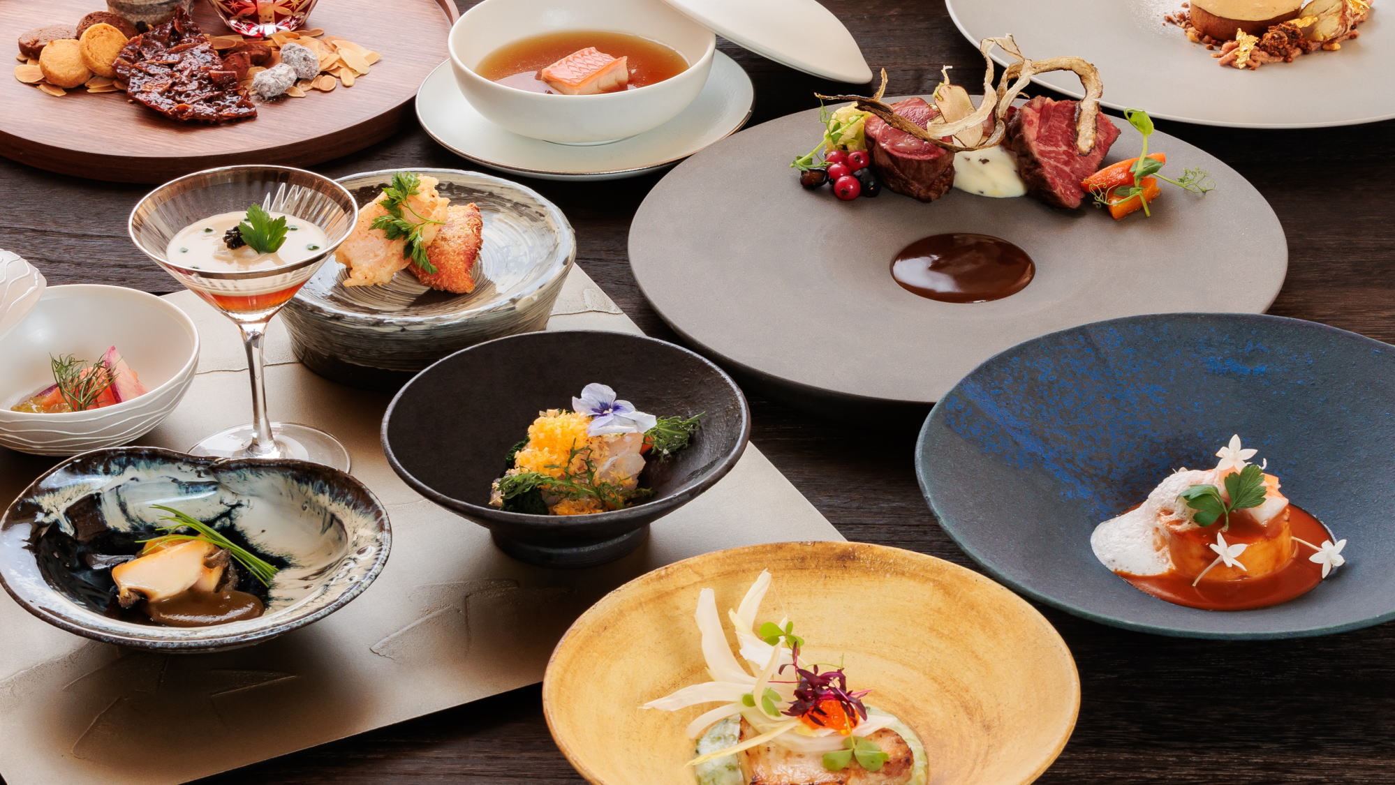 【冬季創作フレンチ】季節を感じるフレンチコース※イメージ。