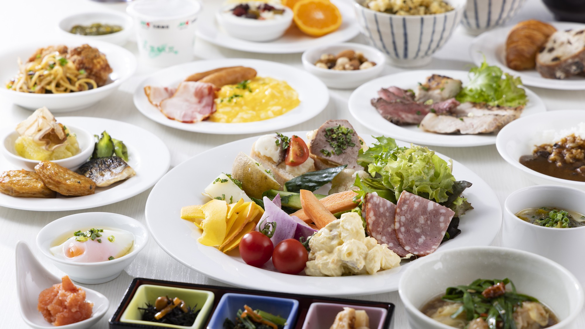 【朝食】糸島野菜の和洋ビュッフェ