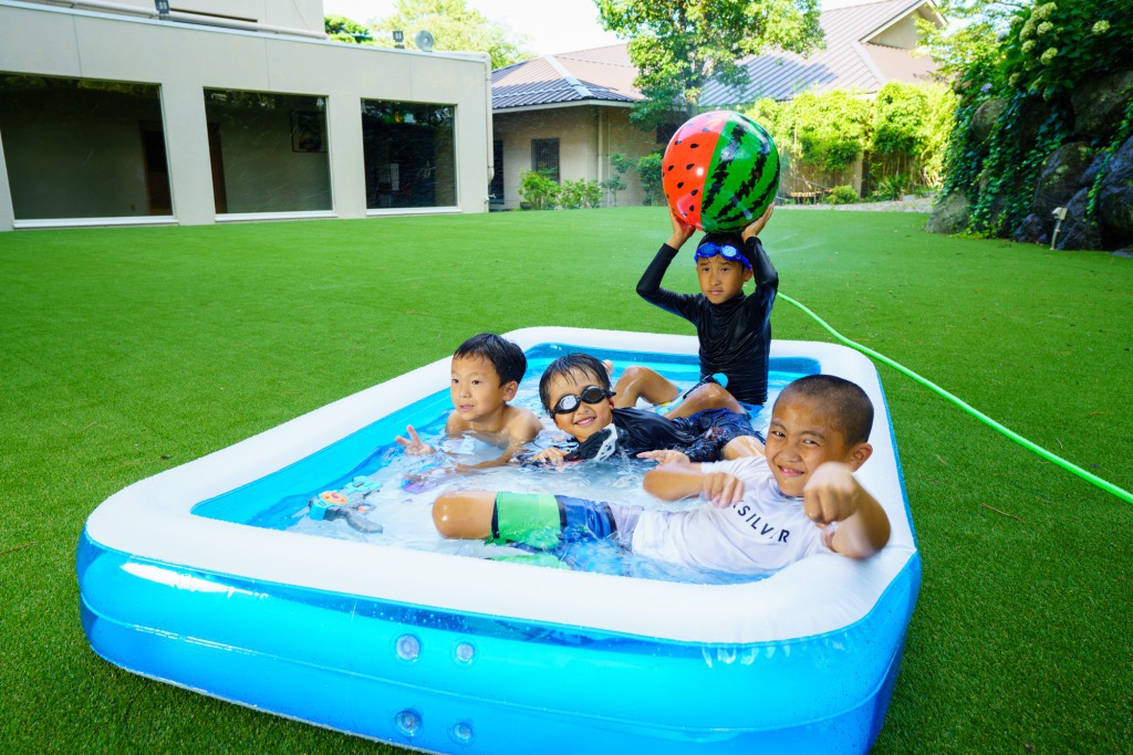 中庭〜夏休み限定水遊び〜