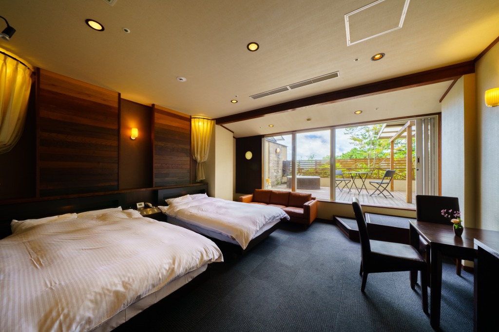 露天風呂付客室【洋室】