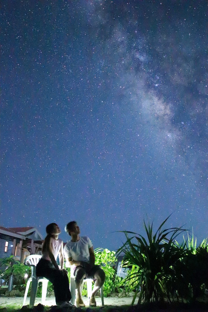 新月の周期の星空「天の川はメインは夏」①