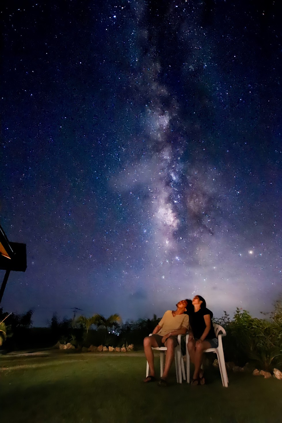 新月の周期の星空「天の川はメインは夏」②