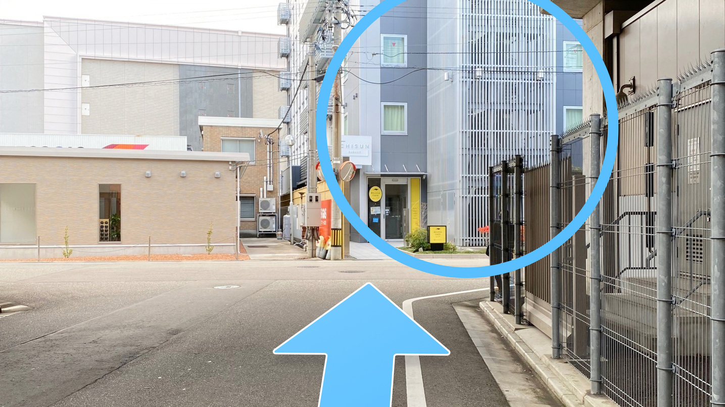 金沢駅からのルート案内⑦「チサン バジェット 金沢駅前」に到着です。お疲れ様でした。