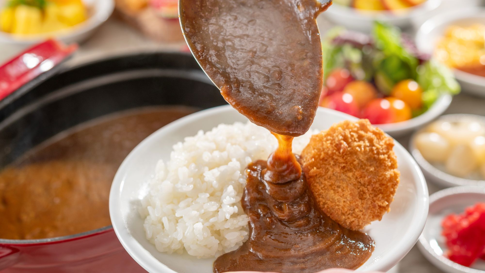 朝食ビュッフェ金沢カレー