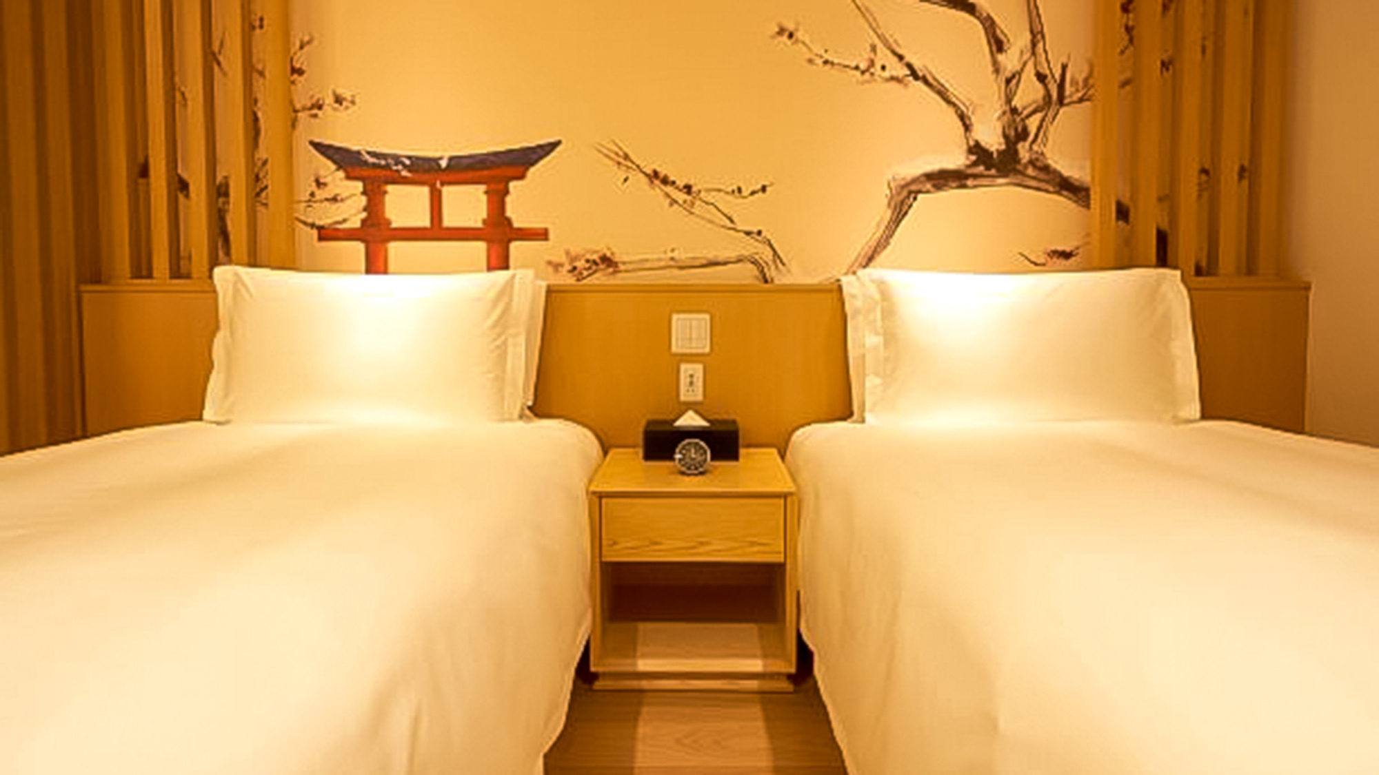 ・【スタンダード一例】日本の伝統美があしらわれた和洋室