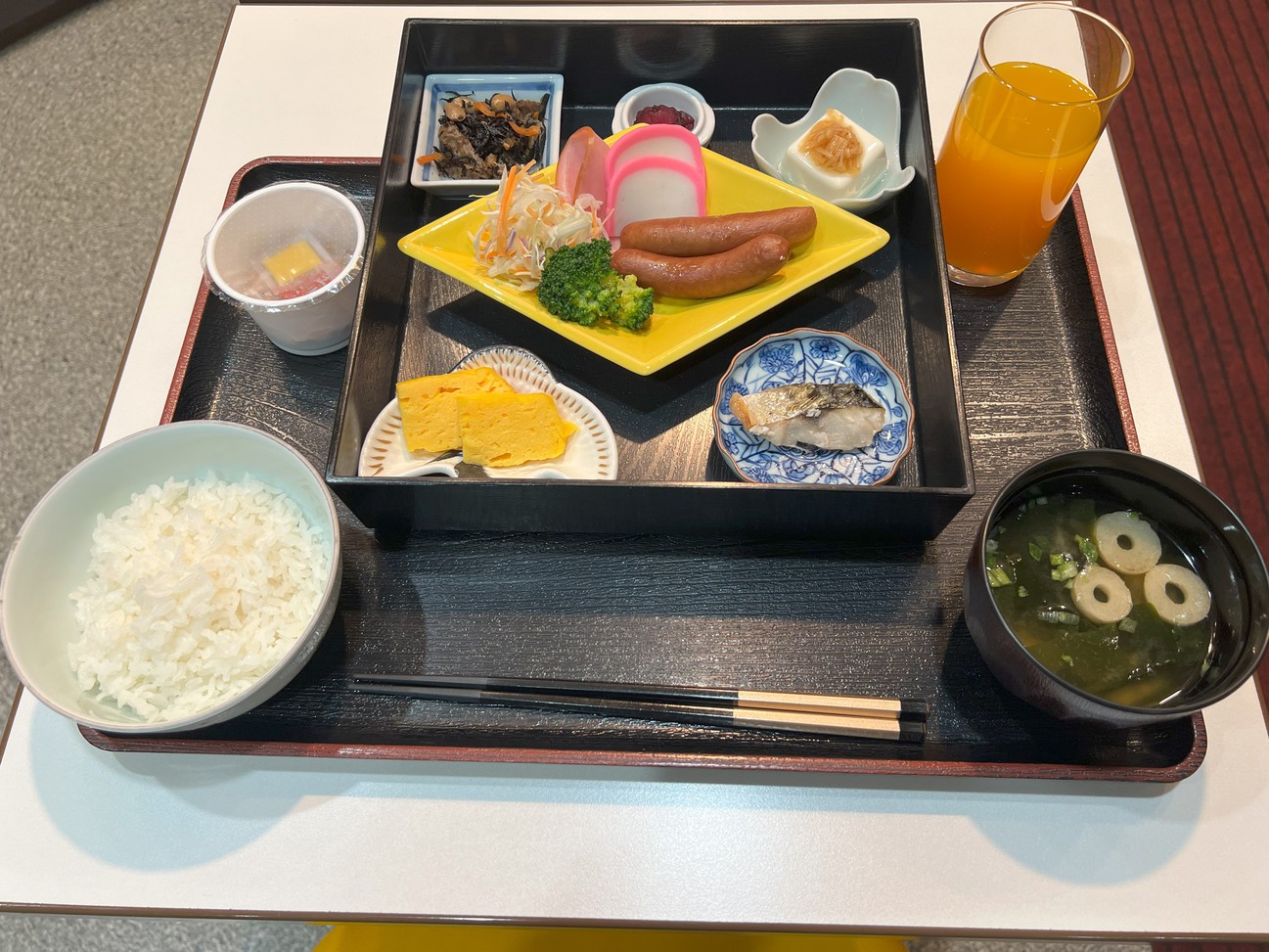 朝食「松花堂和膳」