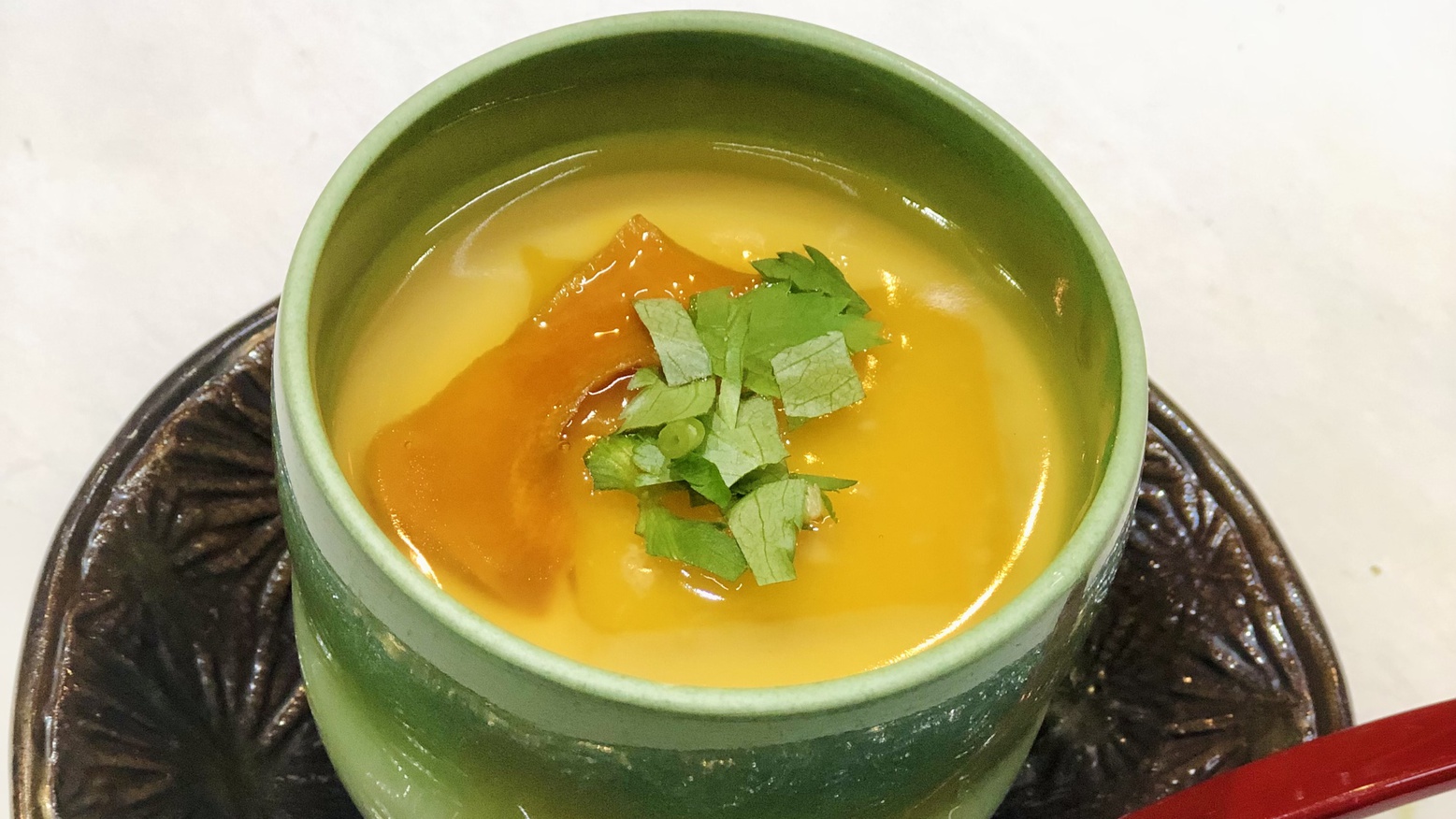 南瓜の葛豆腐の茶碗蒸し