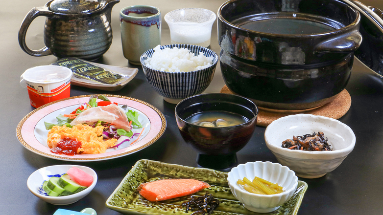 ＃朝食炊き立てのご飯で頂く手作り重視の朝ごはん 