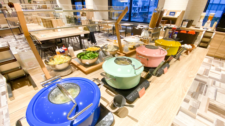 【無料朝食サービス】ビュッフェイメージ