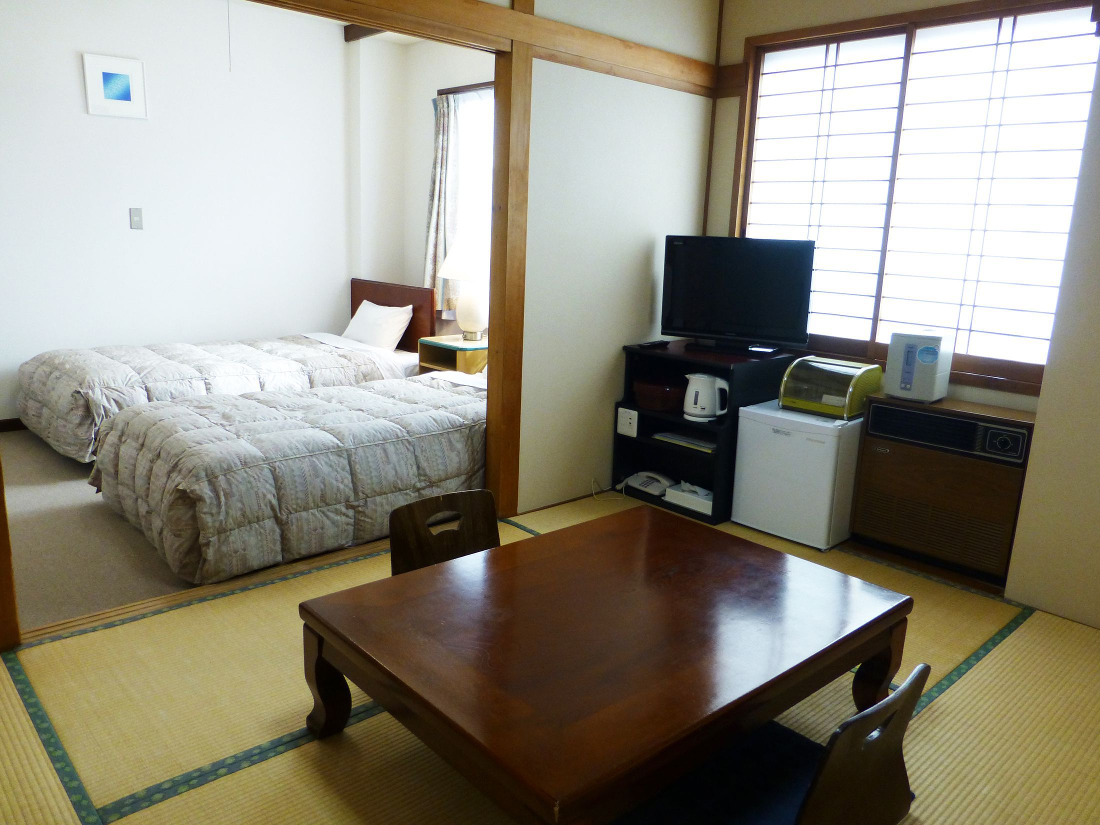和洋室富士山ビュー（ツインルーム＋和室６畳）バス、トイレ付