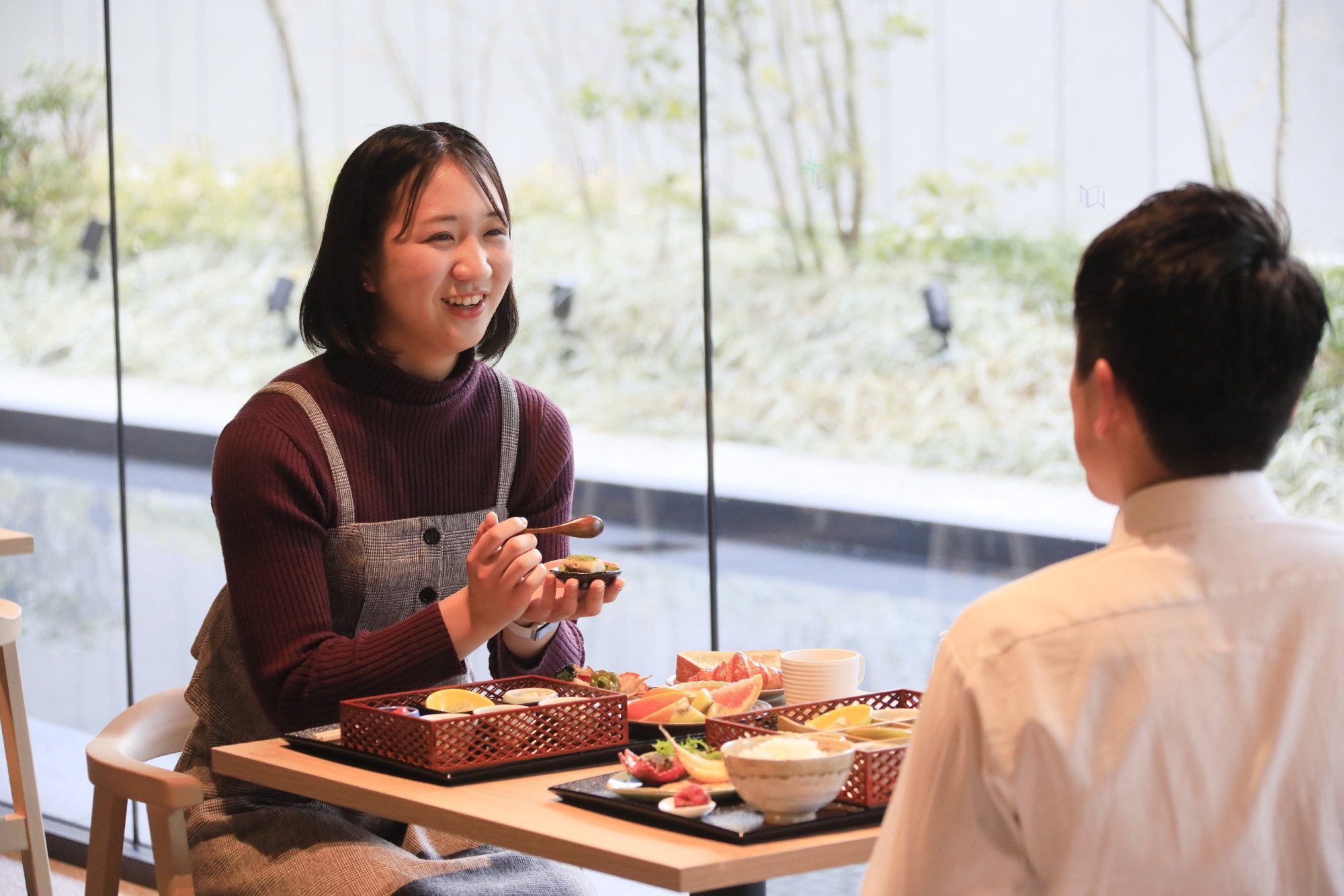 心癒される庭園の眺めと旬をいただくお料理をお楽しみ下さい