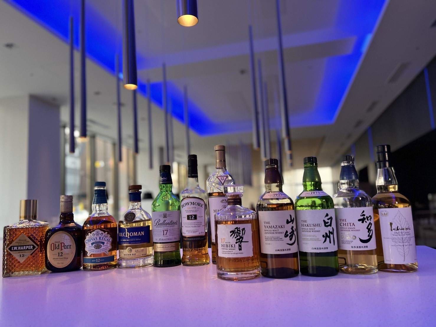 さまざまな種類の洋酒をご用意しております