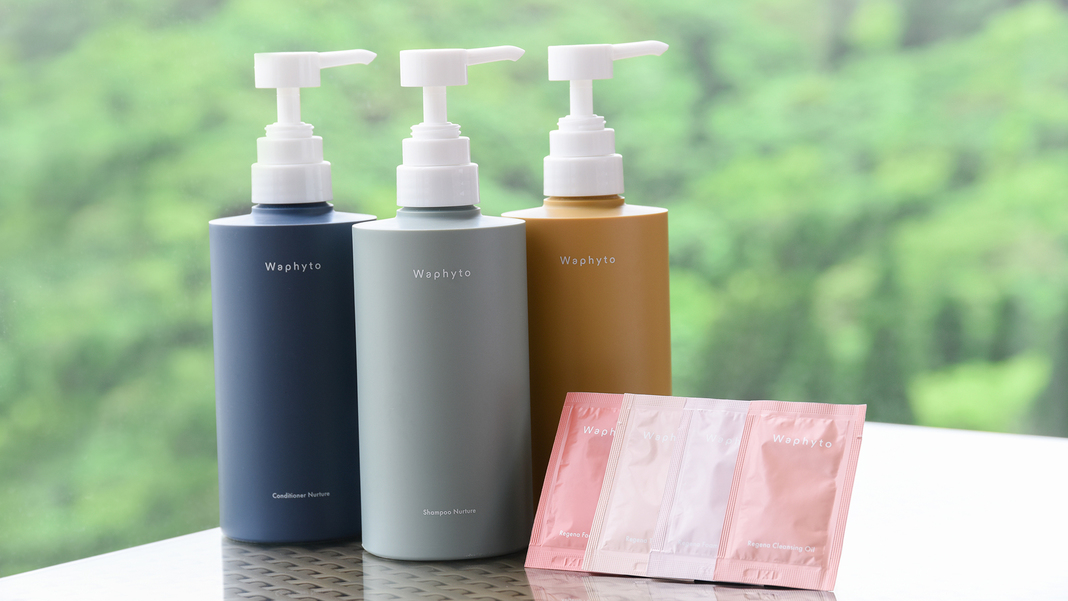 【バスアメニティ】ヘアケア&スキンケアキット「Waphyto」