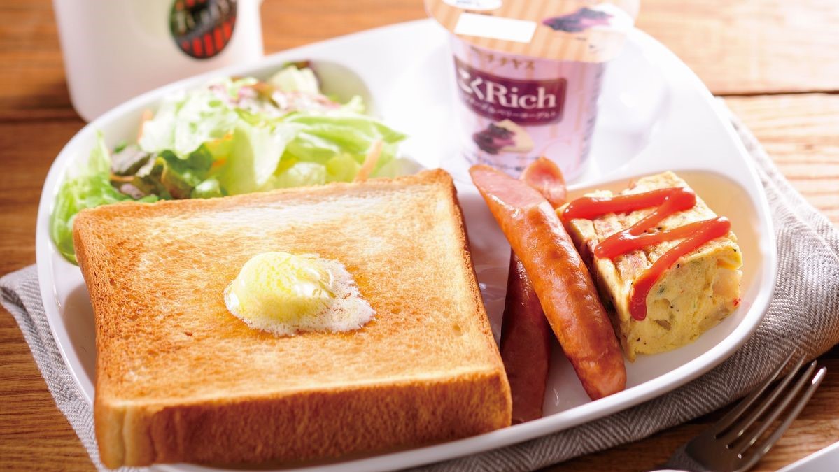 【朝食】トーストプレート