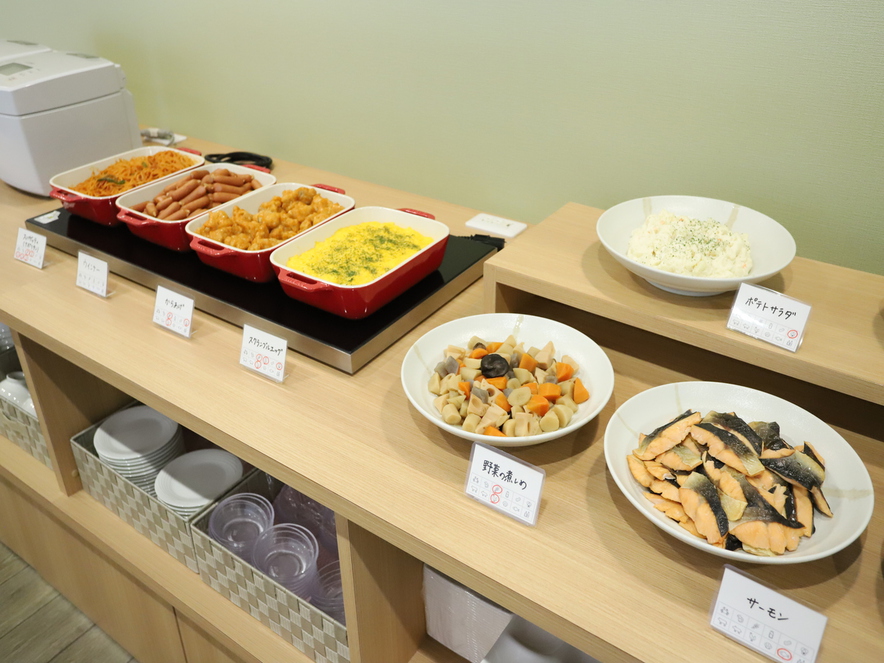 [和洋無料朝食バイキング]
