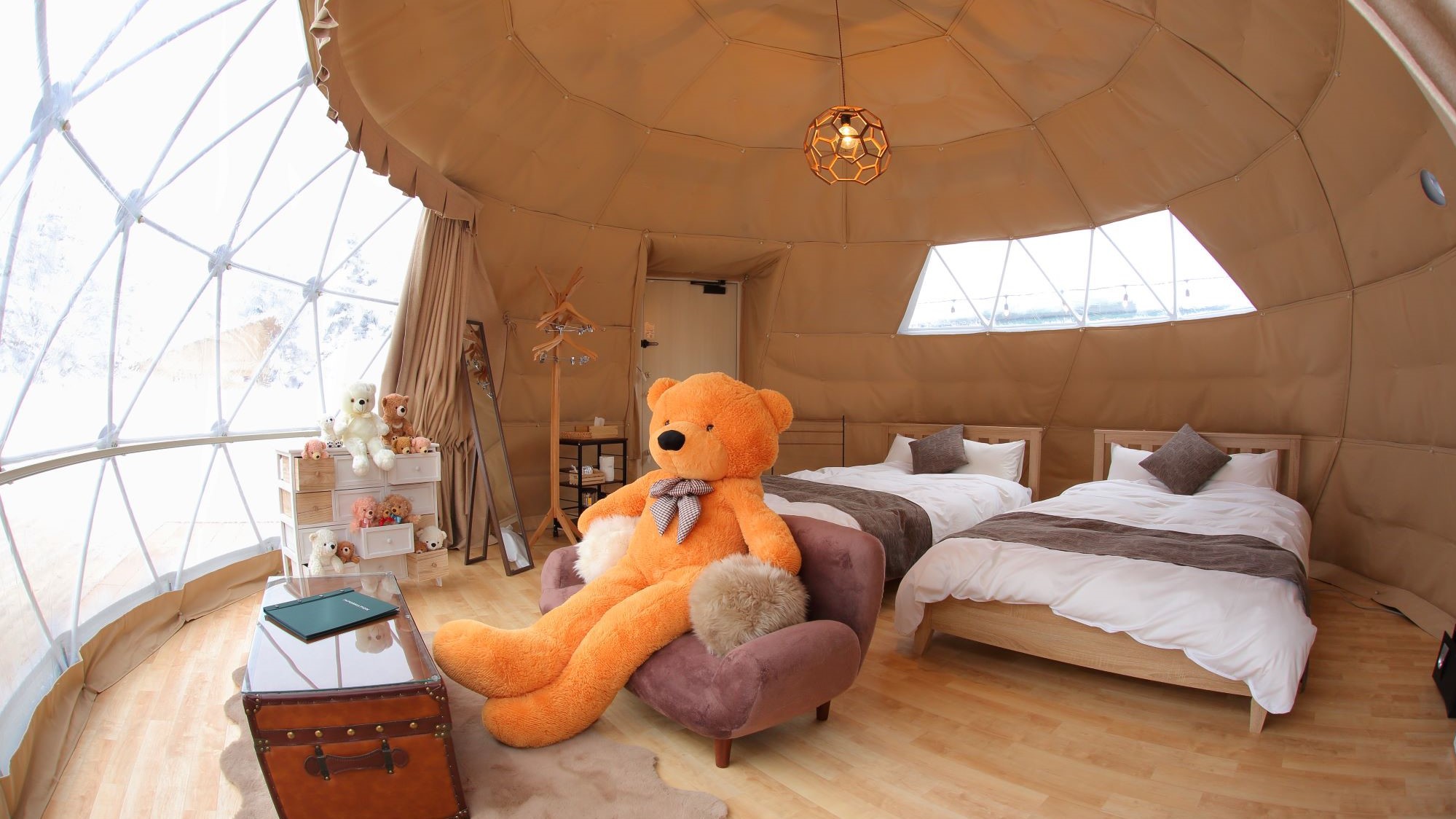 熊野山から熊をコンセプトとしたテント room ”;bear”;