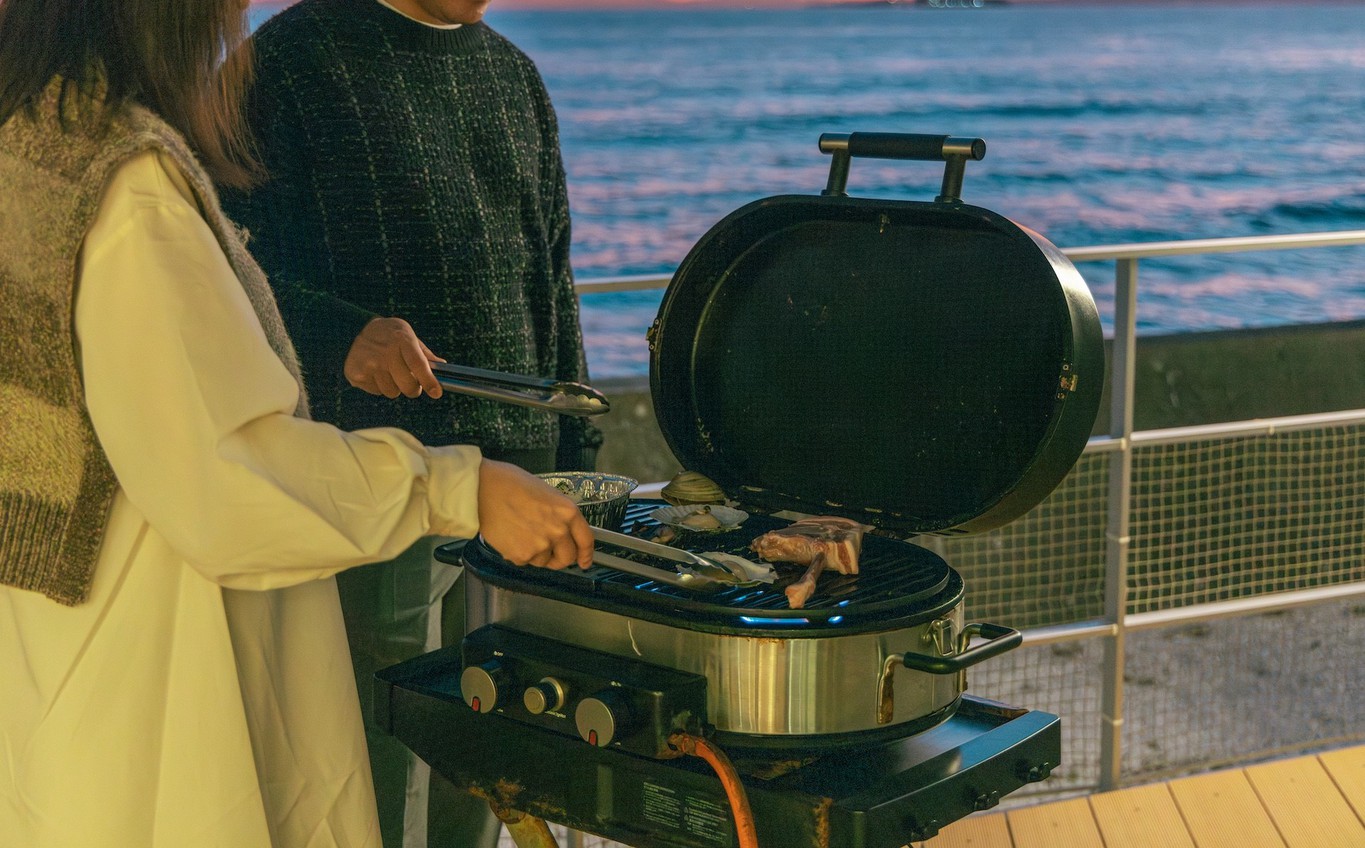 お部屋でBBQ