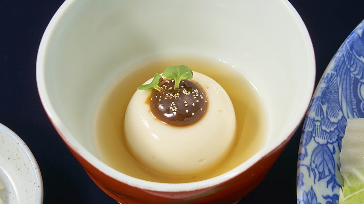 手作りの「胡麻豆腐」