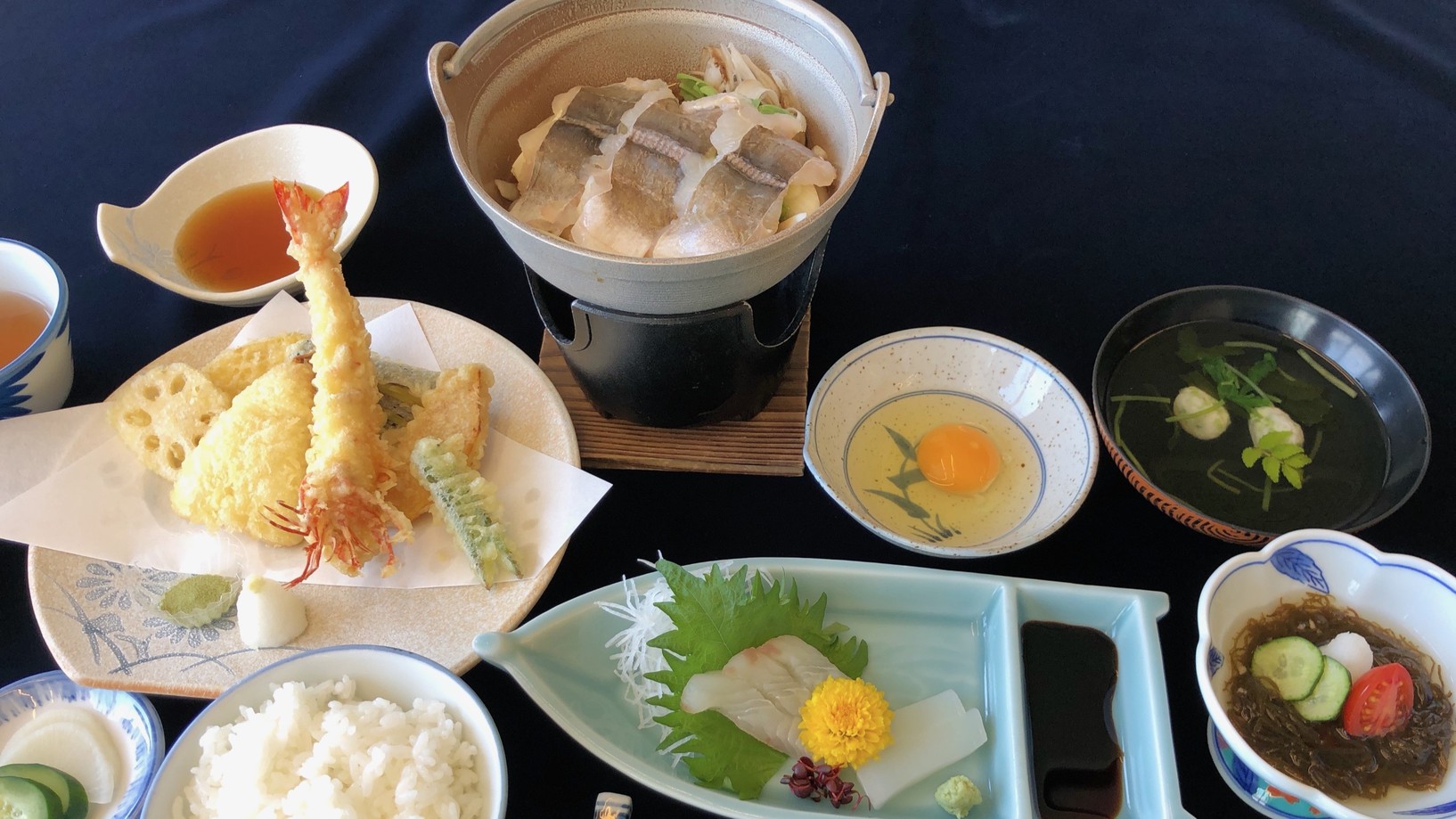 料理長の日替わり御膳（写真はイメージです）仕入状況によってメニューは変わります。