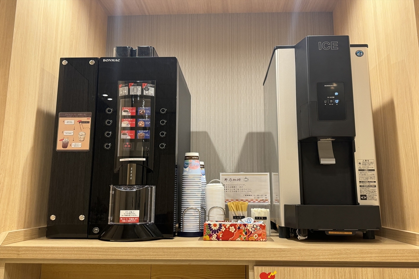 ウエルカムドリンクコーナー
