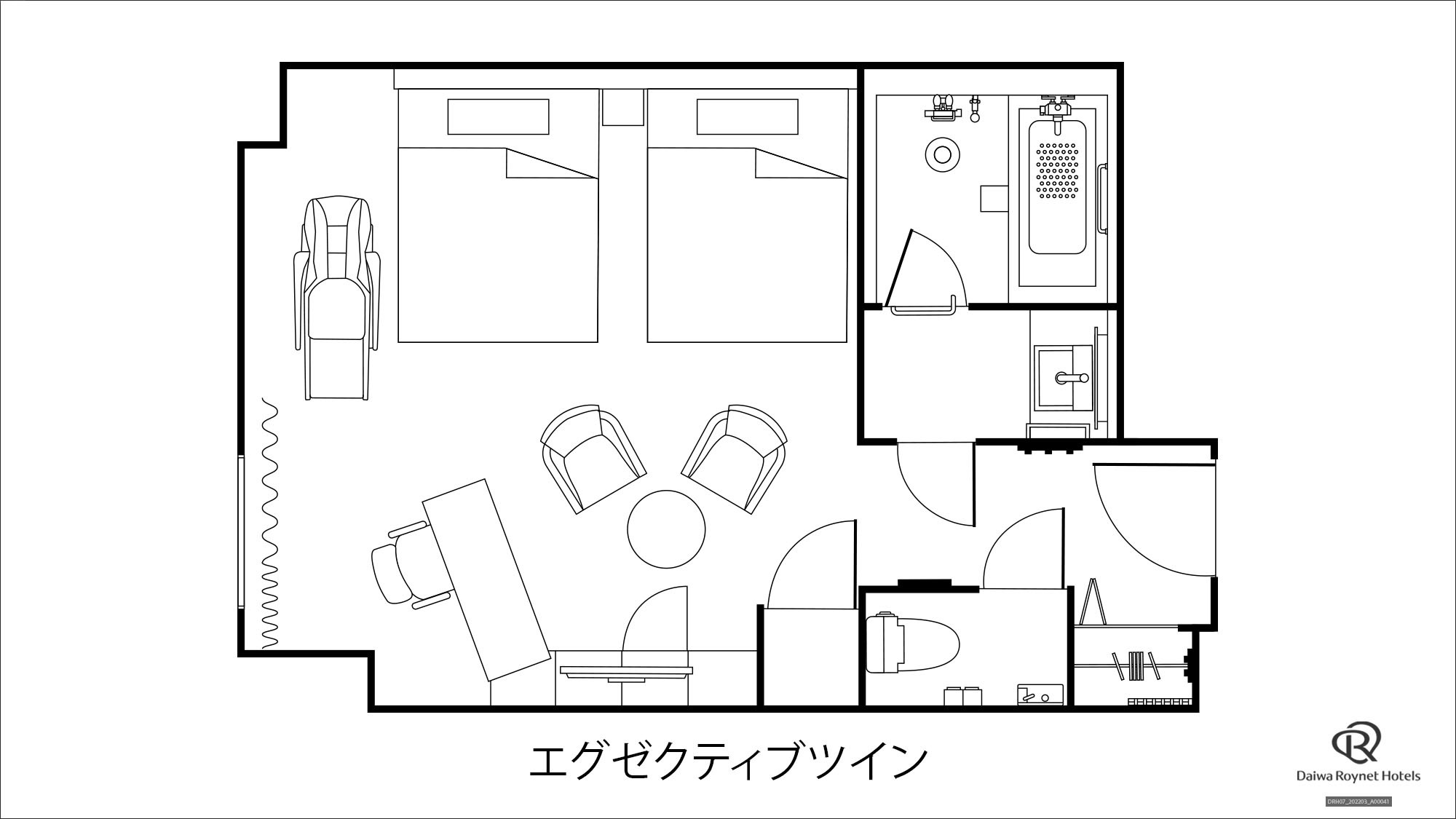 平面図(エグゼクティブツイン)