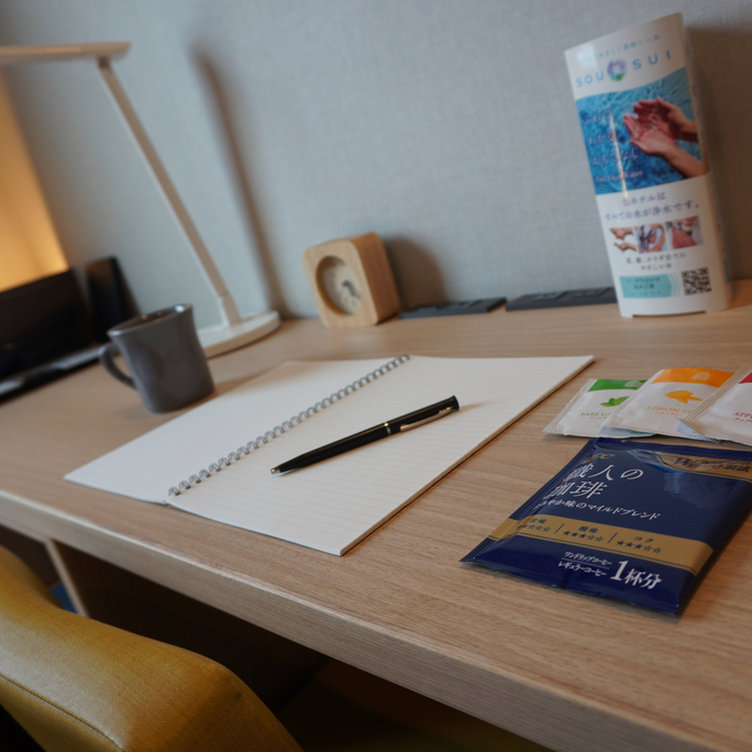 テレワークや勉強におすすめです。