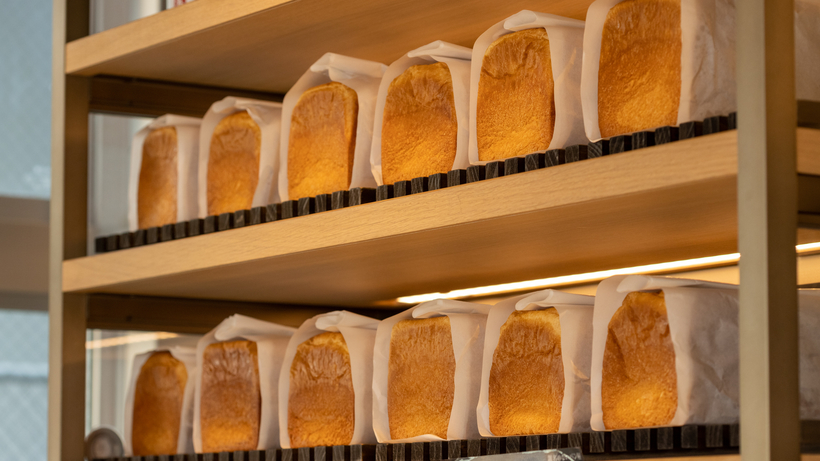 素材にこだわって作られた食パンを一度ご賞味ください