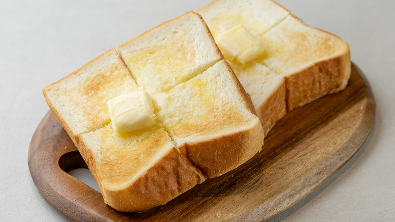 素材にこだわって作られた食パンをご賞味ください