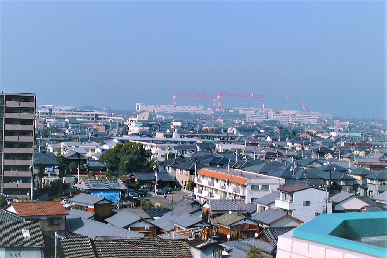 西条ステーションホテルからの景色