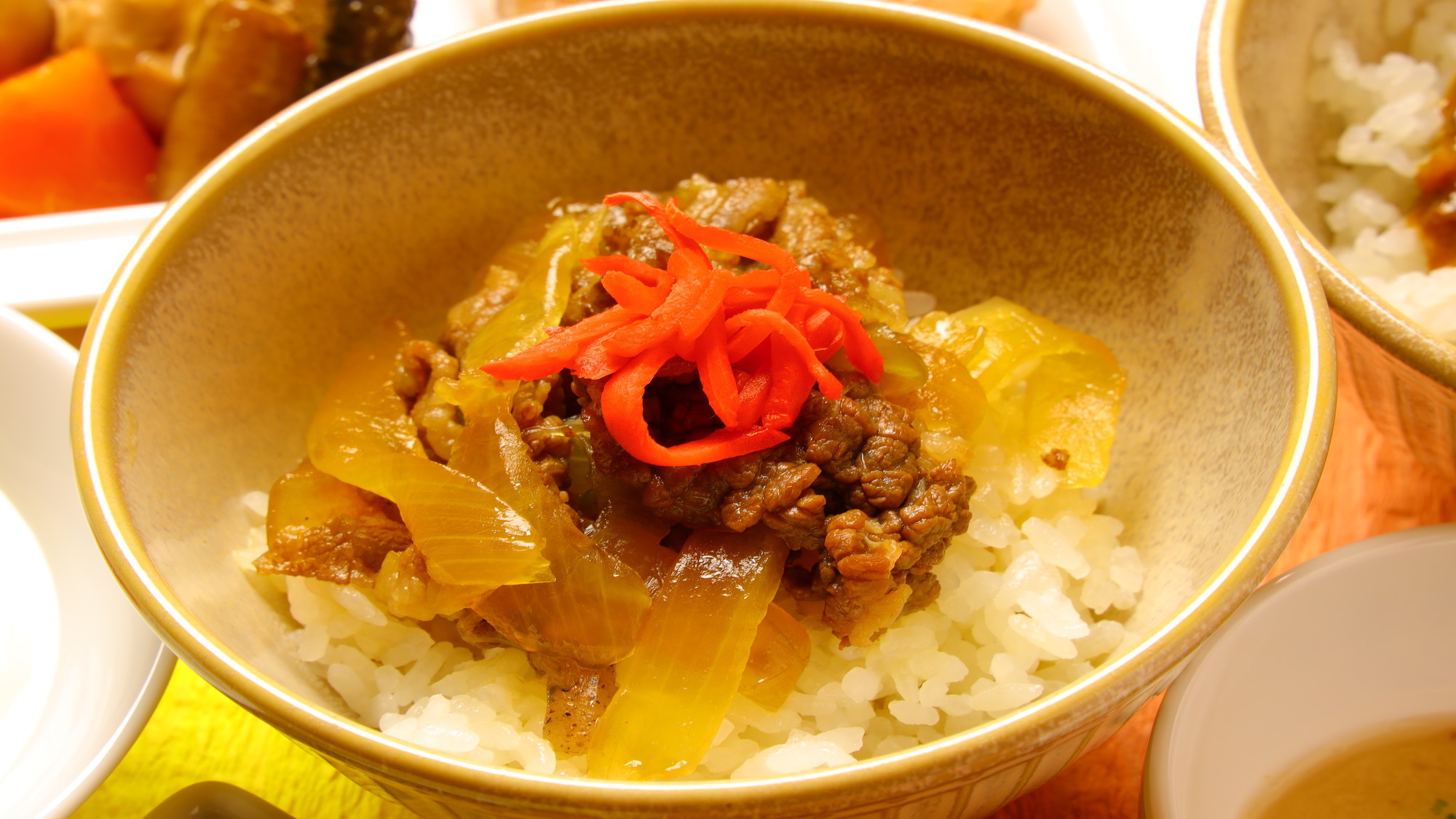 【朝食】飛騨牛牛丼