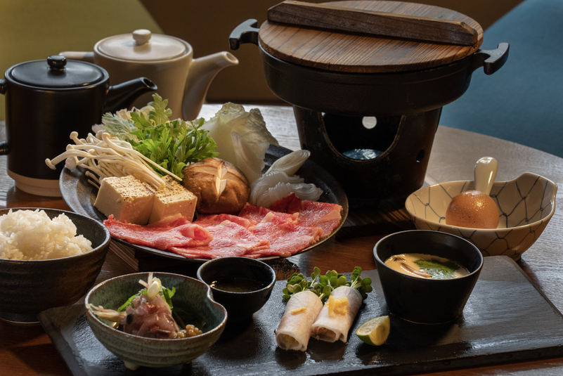 【スタンダードプラン・ご夕食】南足柄産ブランド和牛“;相州和牛”;の牛鍋